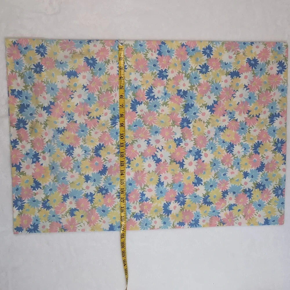 Wamsutta Ultracale Daisy Talk Pillowcase Standard Vintage Floral Cotton Girlhood